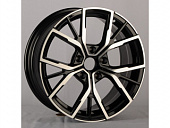 Диск KoKo Kuture FF156 8,5x19 5*112 Et:30 Dia:66,6 Gloss Black+Maching Face