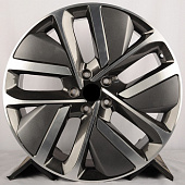 Диск IWheel IVF-3164 9x21 5*120 Et:45,5 Dia:62,5 Чёрный Глянцевый + Полированные Спицы