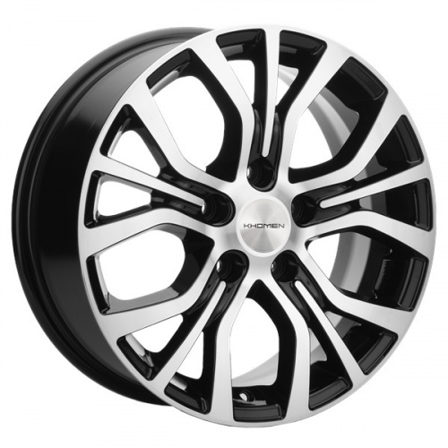 Диск Khomen 1608 6,5x16 5*114,3 Et:43 Dia:67,1 Black-FP