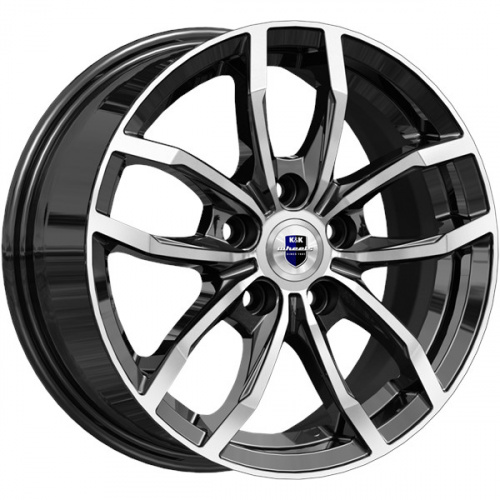 Диск K&K Фрост 6,5x15 5*100 Et:45 Dia:67,1 алмаз чёрный