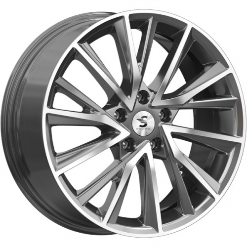Диск Premium Series КР010 7,5x18 5*112 Et:39 Dia:66,6 Diamond Gloss Graphite