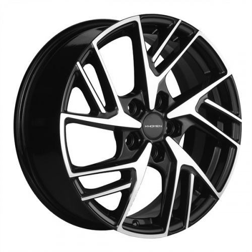 Диск Khomen 1722 6,5x17 5*114,3 Et:45 Dia:67,1 Black-FP