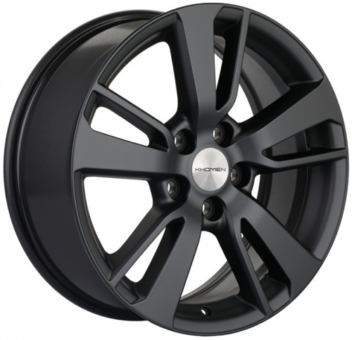 Диск Khomen 1704 7x17 5*114,3 Et:37 Dia:66,5 Black-FP