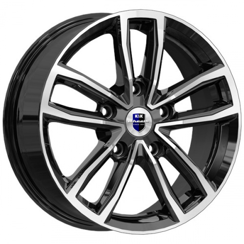 Диск K&K Каланг 6,5x17 5*112 Et:43 Dia:66,6 Алмаз чёрный