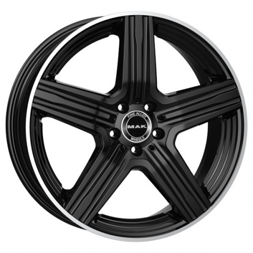 Диск MAK Lewis 9x20 5*112 Et:33 Dia:66,6 Gloss Black Mirror Ring