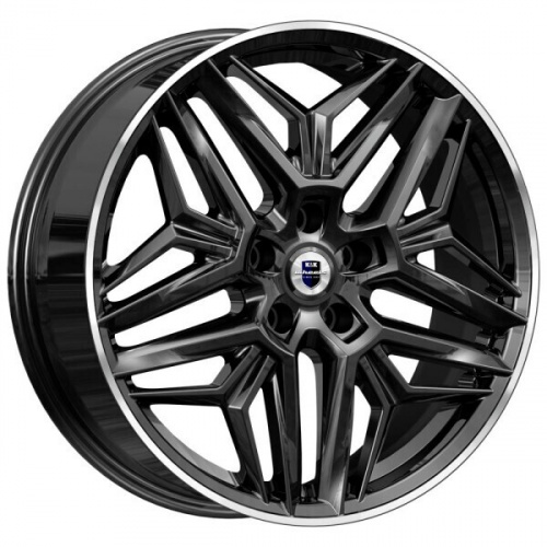 Диск K&K Колумб 7x19 5*108 Et:47 Dia:60,1 алмаз чёрный
