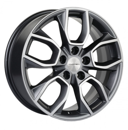 Диск Khomen 1713 7x17 5*114,3 Et:48 Dia:67,1 Gray-FP