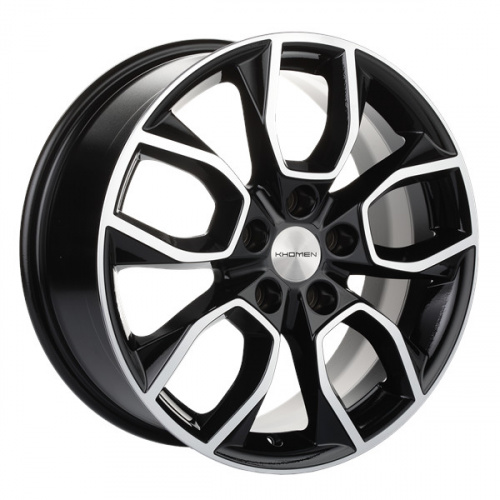 Диск Khomen 1713 7x17 5*110 Et:46 Dia:63,3 Black-FP