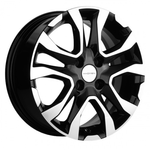 Диск Khomen 1503 6x15 4*100 Et:39 Dia:56,6 Black-FP