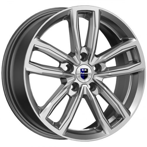 Диск K&K Каланг 6,5x17 5*112 Et:43 Dia:66,6 дарк платинум