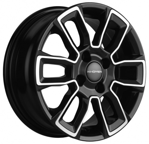 Диск Khomen KHW1406 5,5x14 4*100 Et:43 Dia:60,1 Black-FP