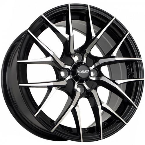 Диск FF SH7095 7x15 4*100 Et:38 Dia:73,1 Black Machined Face