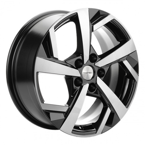 Диск Khomen 1712 7x17 5*114,3 Et:48 Dia:67,1 Black-FP