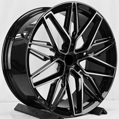 Диск KoKo Kuture 048 9x20 5*112 Et:30 Dia:66,6 Gloss Black Brush With Dark Tint