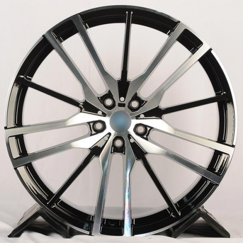 Диск RGW RGW476 10,5x22 5*112 Et:35 Dia:66,6 Gloss Black Machine Face