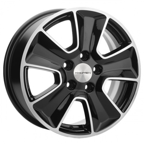 Диск Khomen 1601 6,5x16 5*108 Et:45 Dia:60,1 Black-FP