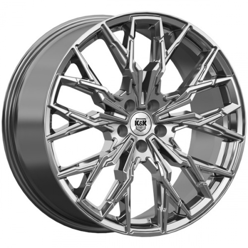 Диск K&K Элерон 9x20 5*108 Et:45 Dia:63,35 дарк платинум