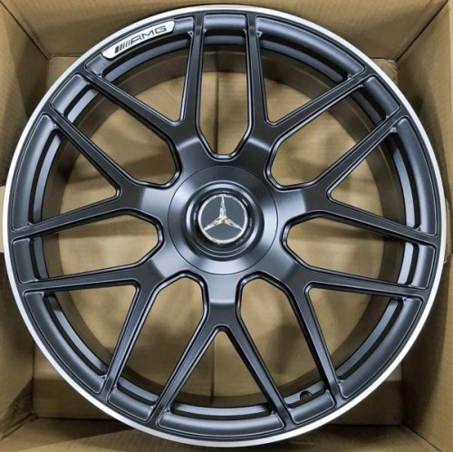Диск Forged D251 11,5x23 5*112 Et:47 Dia:66,6 Matt Black Polish Lip