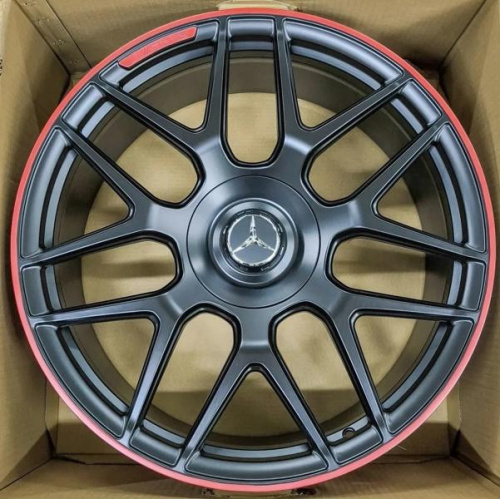 Диск Forged D251 10x22 5*130 Et:33 Dia:84,1 Matt Black RED