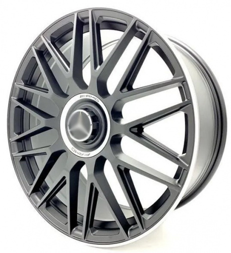 Диск Powcan Y0207 9x21 5*112 Et:34 Dia:66,6 Matte Black Machined Lip