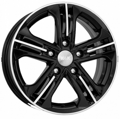Диск K&K Trinity 6,5 x 16 5*114,3 Et: 45 Dia: 60,1 алмаз черный