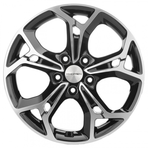 Диск Khomen 1702 7 x 17 5*112 Et: 40 Dia: 57,1 BLACK-FP