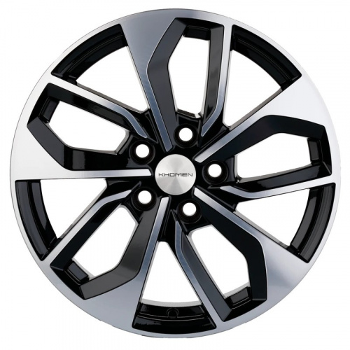 Диск Khomen 1703 7 x 17 5*114,3 Et: 39 Dia: 60,1 Black-FP