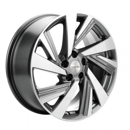 Диск Khomen 1801 7,5 x 18 5*114,3 Et: 38 Dia: 67,1 Gray-FP