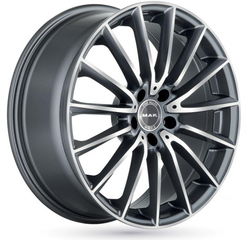Диск MAK Komet 8 x 18 5*112 Et: 43 Dia: 66,6 Gun Metallic Mirror Face