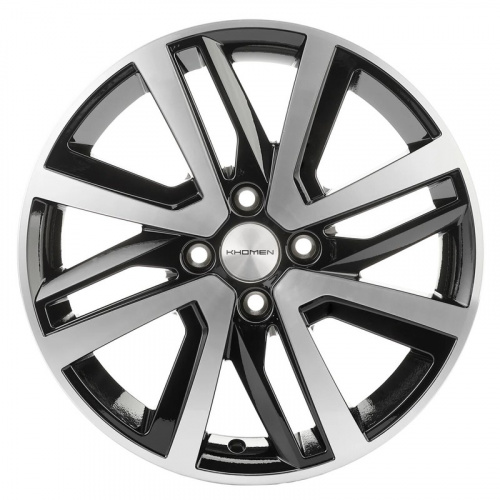 Диск Khomen 1609 6 x 16 4*100 Et: 37 Dia: 60,1 BLACK-FP