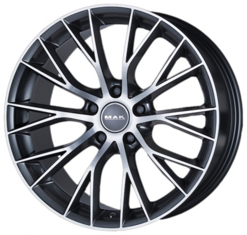 Диск MAK MUNCHEN 8 x 18 5*120 Et: 30 Dia: 72,6 Gun Metallic-Mirror Face