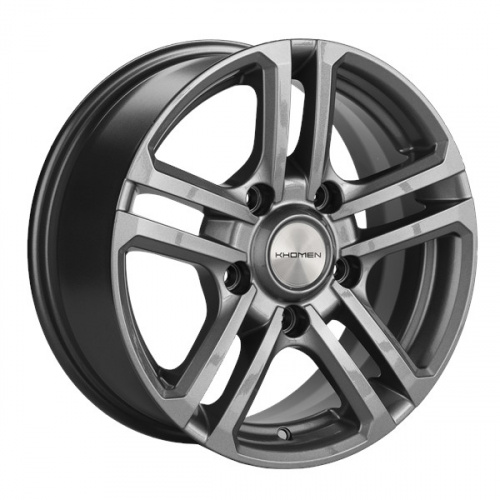 Диск Khomen 1602 6,5 x 16 5*139,7 Et: 35 Dia: 98,5 Gray