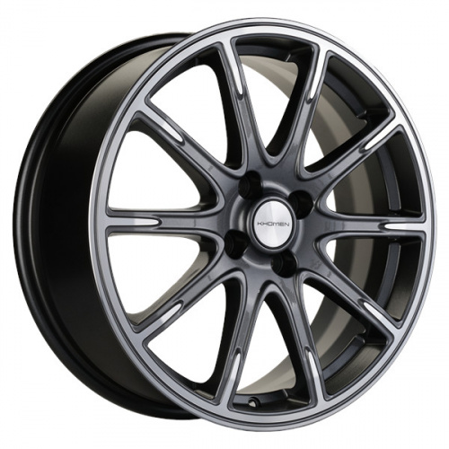 Диск Khomen 1707 6,5 x 17 4*100 Et: 50 Dia: 60,1 Gray-FP