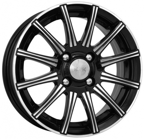 Диск K&K Сиеста 5 x 13 4*98 Et: 29 Dia: 58,5 алмаз черный