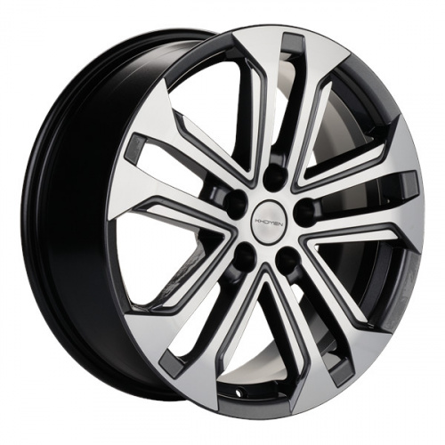 Диск Khomen 1803 7 x 18 5*114,3 Et: 37 Dia: 66,5 Gray-FP