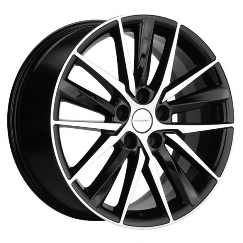 Диск Khomen 1807 8x18 5*112 Et:48 Dia:57,1 Black-FP