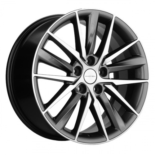 Диск Khomen 1807 8x18 5*112 Et:39 Dia:66,6 Gray-FP