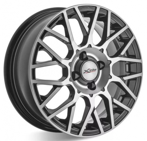 Диск X'trike X-132 6x15 4*100 Et:37 Dia:60,1 BK/FP