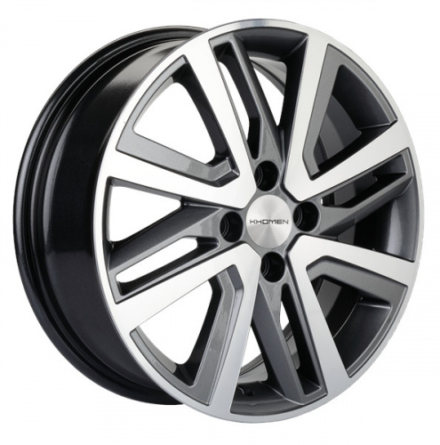 Диск Khomen 1609 6x16 4*100 Et:48 Dia:54,1 GRAY-FP