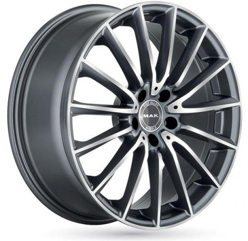 Диск MAK Komet 8x19 5*112 Et:43 Dia:66,6 Gun Metallic Mirror Face