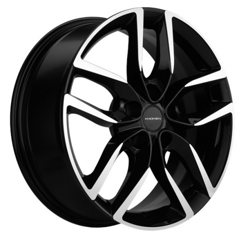 Диск Khomen 1708 6,5x17 5*114,3 Et:46 Dia:67,1 Black-FP