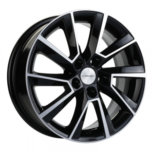 Диск Khomen 1604 6x16 5*100 Et:38 Dia:57,1 Black-FP