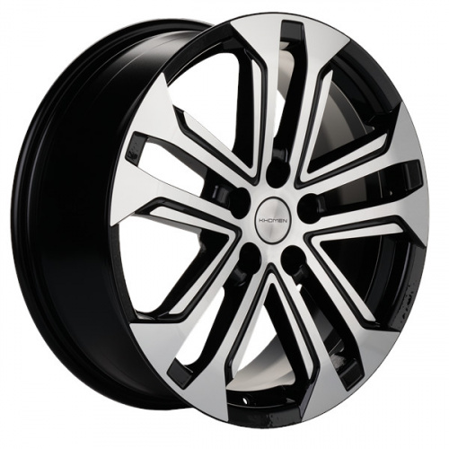 Диск Khomen 1803 7x18 5*114,3 Et:50 Dia:67,1 Black-FP