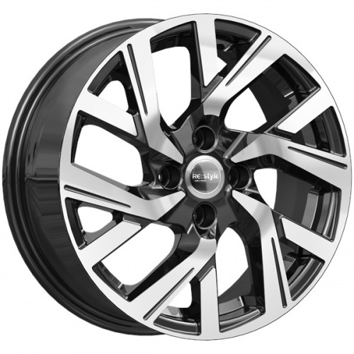 Диск K&K КС1030 6x15 4*100 Et:39 Dia:60,1 алмаз чёрный