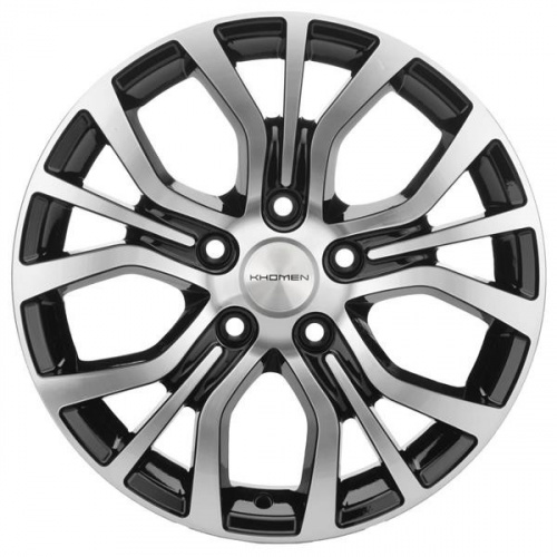Диск Khomen 1608 6,5x16 5*110 Et:43 Dia:65,1 Black-FP