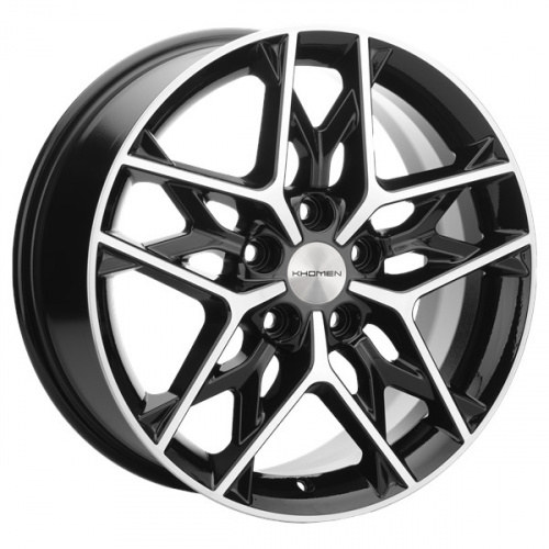 Диск Khomen 1709 7x17 5*108 Et:50 Dia:63,3 Black-FP