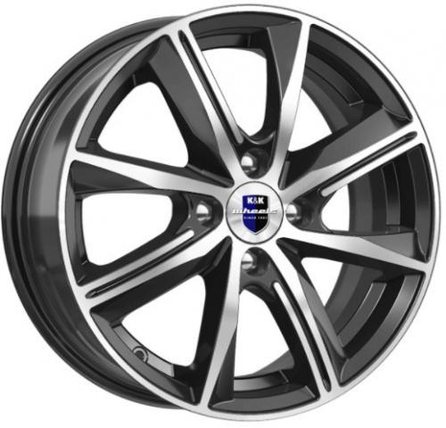 Диск K&K Арнар 7x16 5*112 Et:38 Dia:66,6 алмаз чёрный