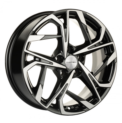 Диск Khomen 1716 7x17 5*110 Et:45 Dia:67,1 Black-FP