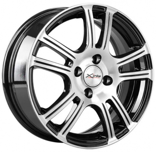 Диск X'trike X-105М 6x15 4*108 Et:25 Dia:65,1 BK/FP