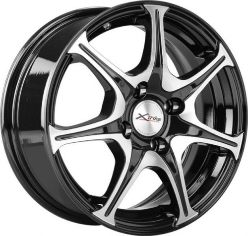 Диск X'trike X-110 6x14 4*114,3 Et:38 Dia:66,1 BK/FP